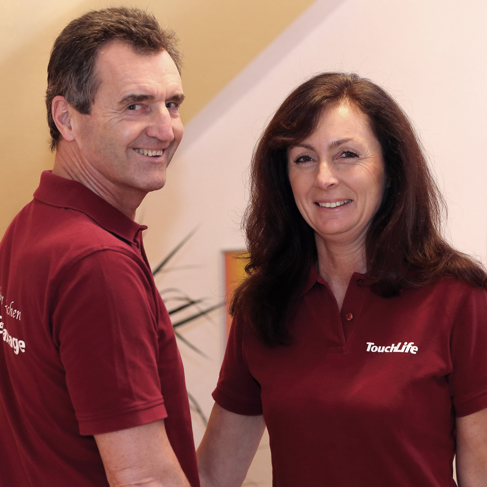 Wolfgang Eichenauer und Angela Schneider, TouchLife Massage-Lehrer Wolfgang Eichenauer und Angela Schneider, TouchLife Massage-Lehrer