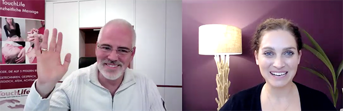 Physiotherapeutin aus Zürich interviewt den Begründer der TouchLife Methode