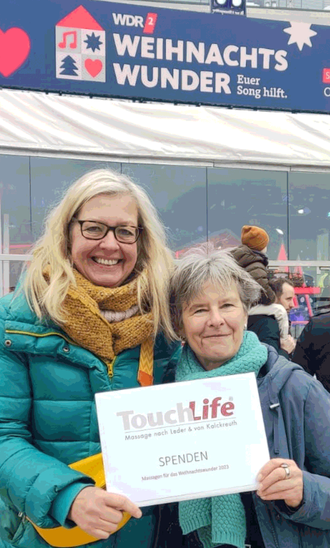 Jutta-Lüke-und-Monika-Volkmann-Lüttken Spenden Massage- und Kurseinnahmen für einen guten Zweck