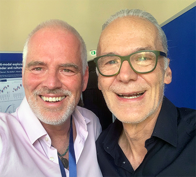 Frank B. Leder und Robert Schleip