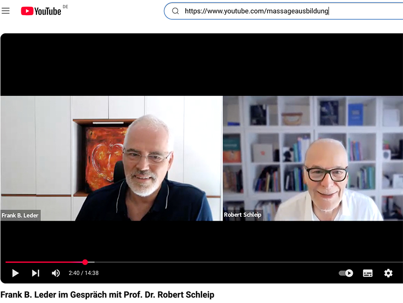 Prof. Dr. Robert Schleip und Frank B. Leder